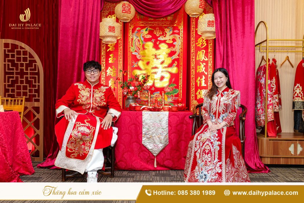 Khách thử Hỷ phục Áo khỏa đến từ Veronica Wedding