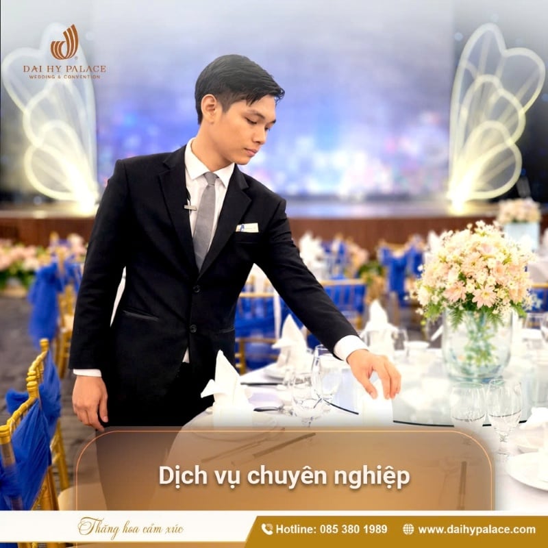Dịch vụ tận tâm cho tiệc doanh nghiệp