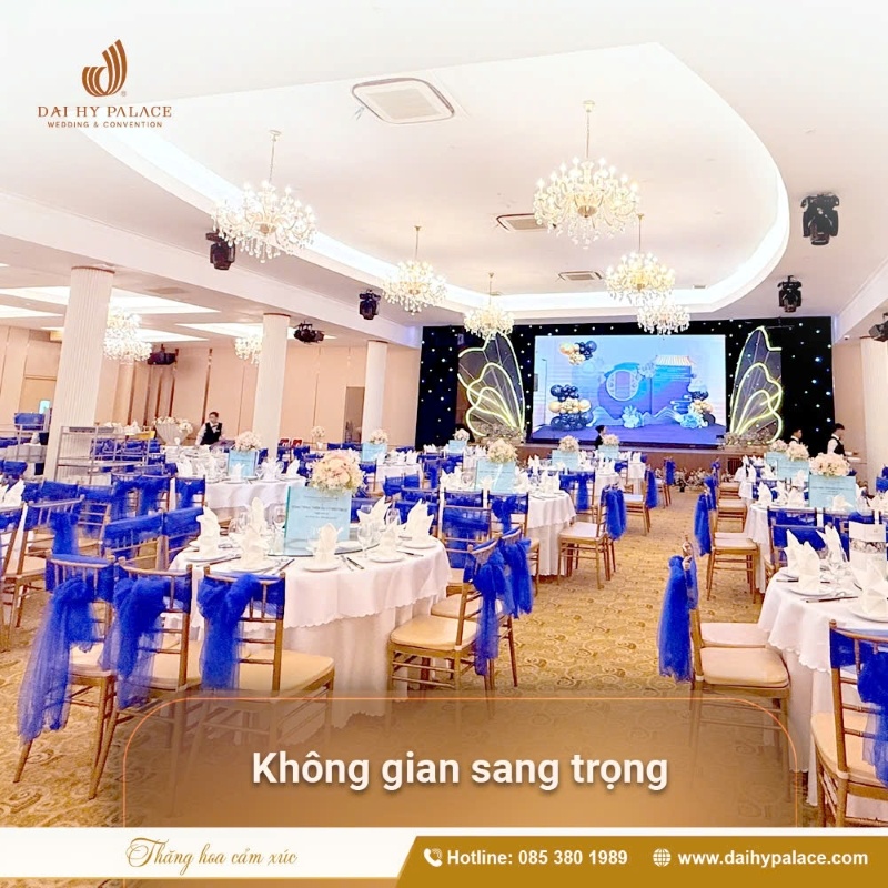 Không gian sang trọng cho tiệc doanh nghiệp