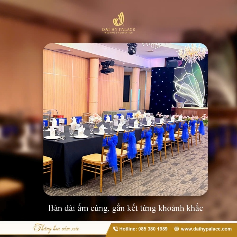 Vì sao nên tổ chức tiệc họp mặt tại Đại Hỷ Palace