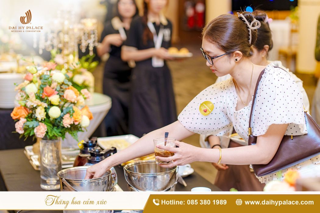 Tiệc Buffet Tasting được chuẩn bị bởi đội ngũ Đại Hỷ Palace