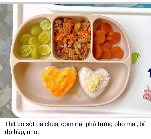 Gợi ý thực đơn ăn dặm BLW cho bé