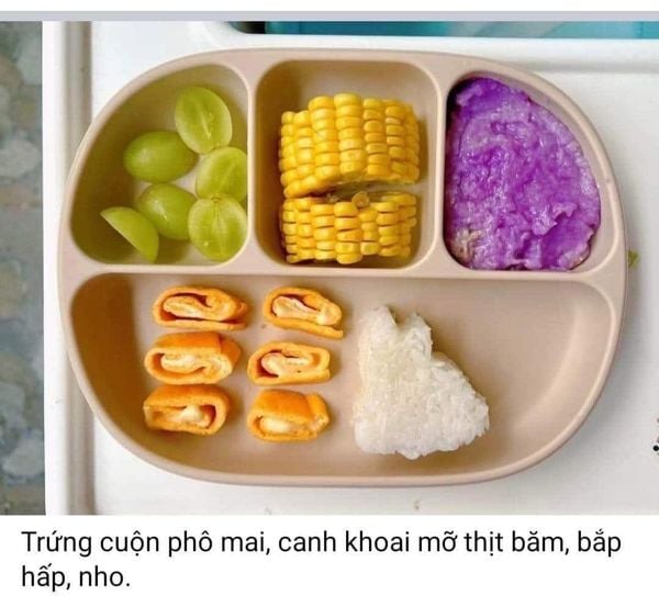 Gợi ý thực đơn ăn dặm BLW cho bé