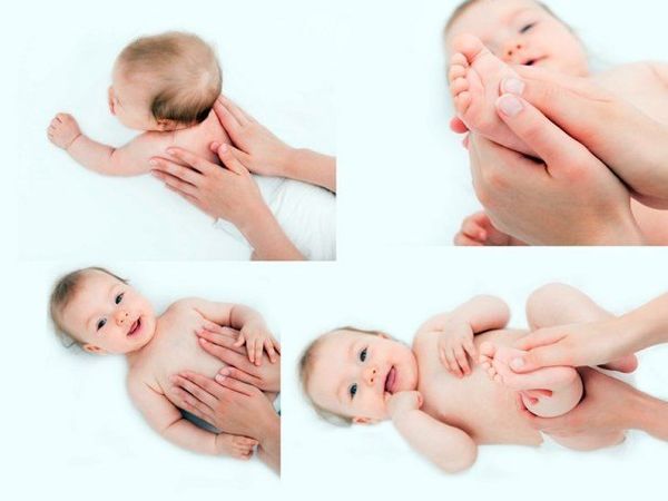 Massage cho bé bằng dầu tràm