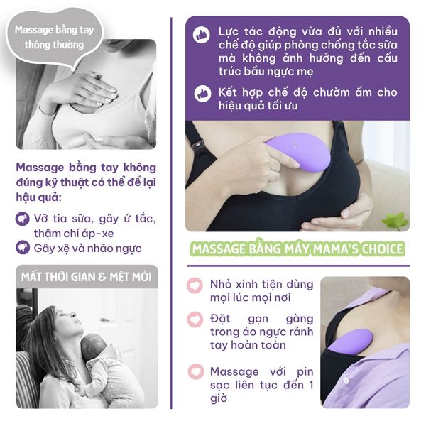 Máy massage thông tắc tia sữa Mama’s Choice