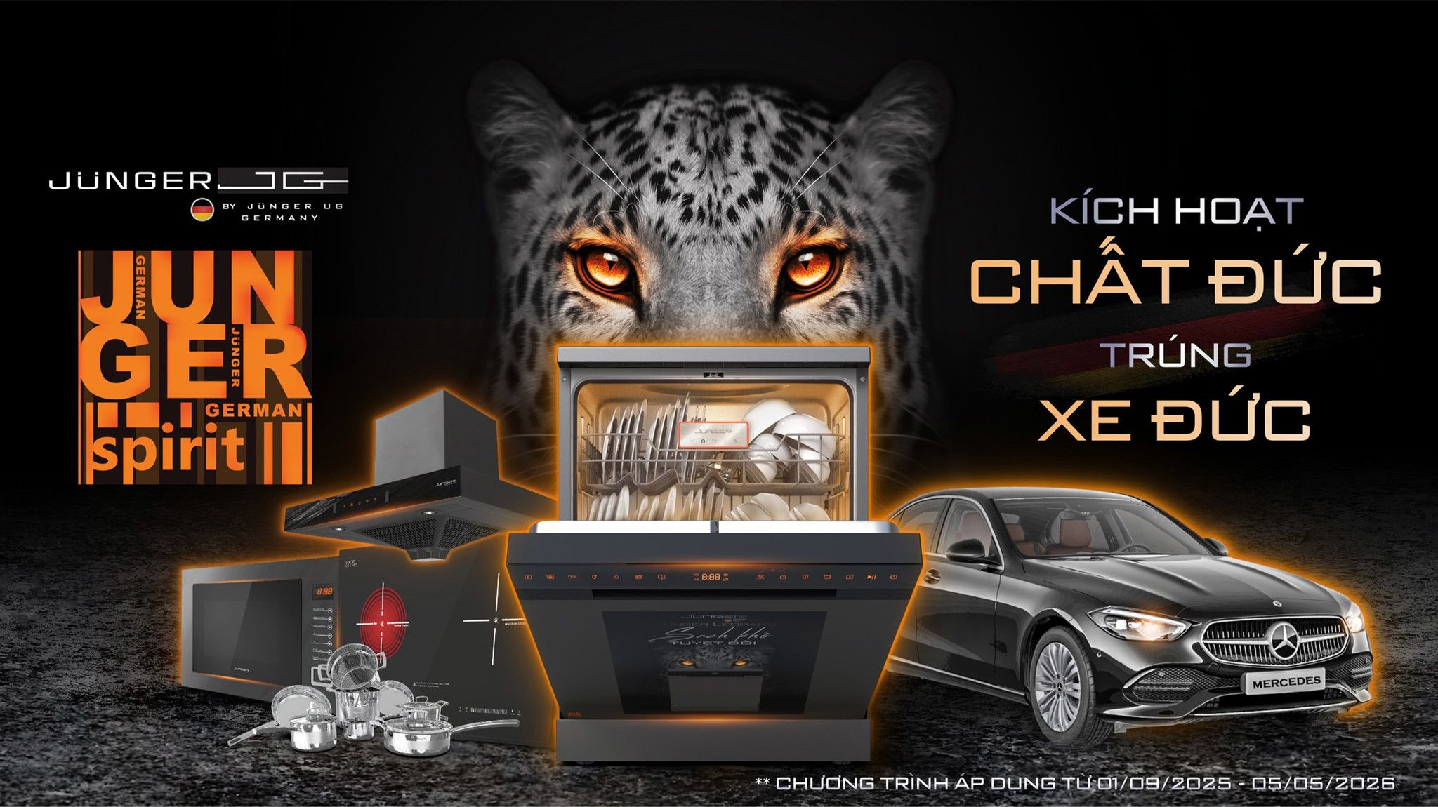 Mua thiết bị bếp của Junger - Cơ hội trúng đến gần 2 tỷ