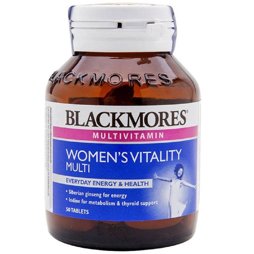 Blackmores Women’s Vitality Multi cung cấp các nhóm khoáng chất quan trọng