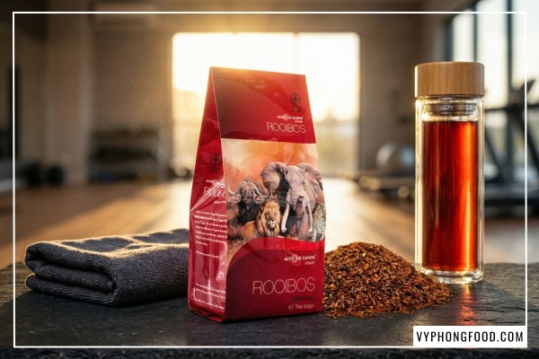 Hồng trà rooibos African Dawn giúp hỗ trợ tiêu hóa và giảm cân tự nhiên - Trà rooibos mua ở đâu chính hãng? Hãy tham khảo ngay tại VyPhongFood.
