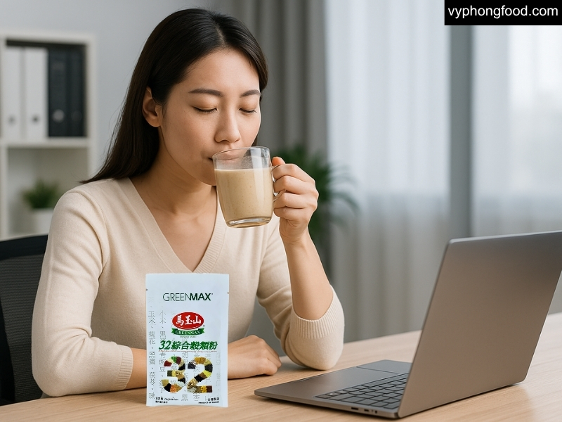 Ảnh minh họa chủ đề vì sao giảm cân lại khó đến thế phân tích các nguyên nhân như thiếu kế hoạch dài hạn tâm lý đã lỡ rồi môi trường không ủng hộ và gợi ý dùng bột ngũ cốc dinh dưỡng greenmax đài loan không đường từ vyphongfood.com để kiểm soát năng lượng an toàn