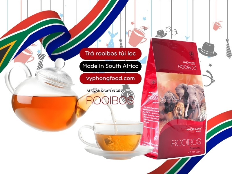 Real Men Choose South African Rooibos Tea: Herbal Tea for Heart Health, Fitness, and Better Sleep.