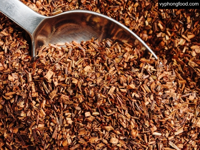 Ảnh minh họa Hồng trà rooibos Nam Phi bản địa vùng Cederberg, không caffeine, ít tannin, đạt PDO EU; phù hợp uống sáng–tối và pha dạng trà thảo mộc túi lọc.
