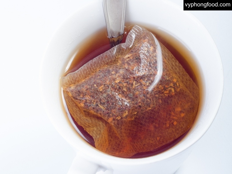 Ảnh minh họa Hồng trà rooibos Nam Phi bản địa vùng Cederberg, không caffeine, ít tannin, đạt PDO EU; phù hợp uống sáng–tối và pha dạng trà thảo mộc túi lọc.