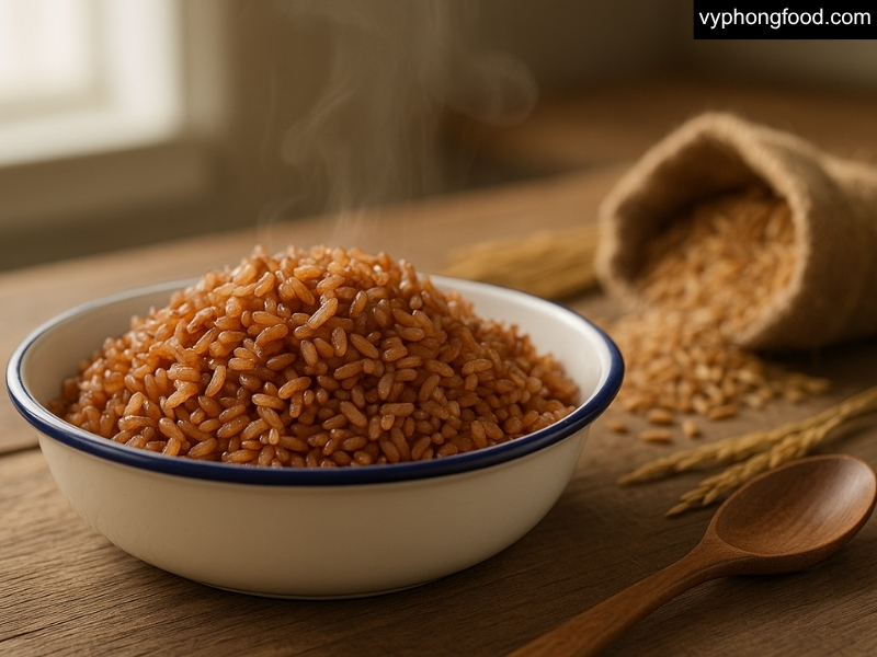 Four whole grains - oats, barley, brown rice, buckwheat - on a table; foods shown to help lower cholesterol and blood pressure.