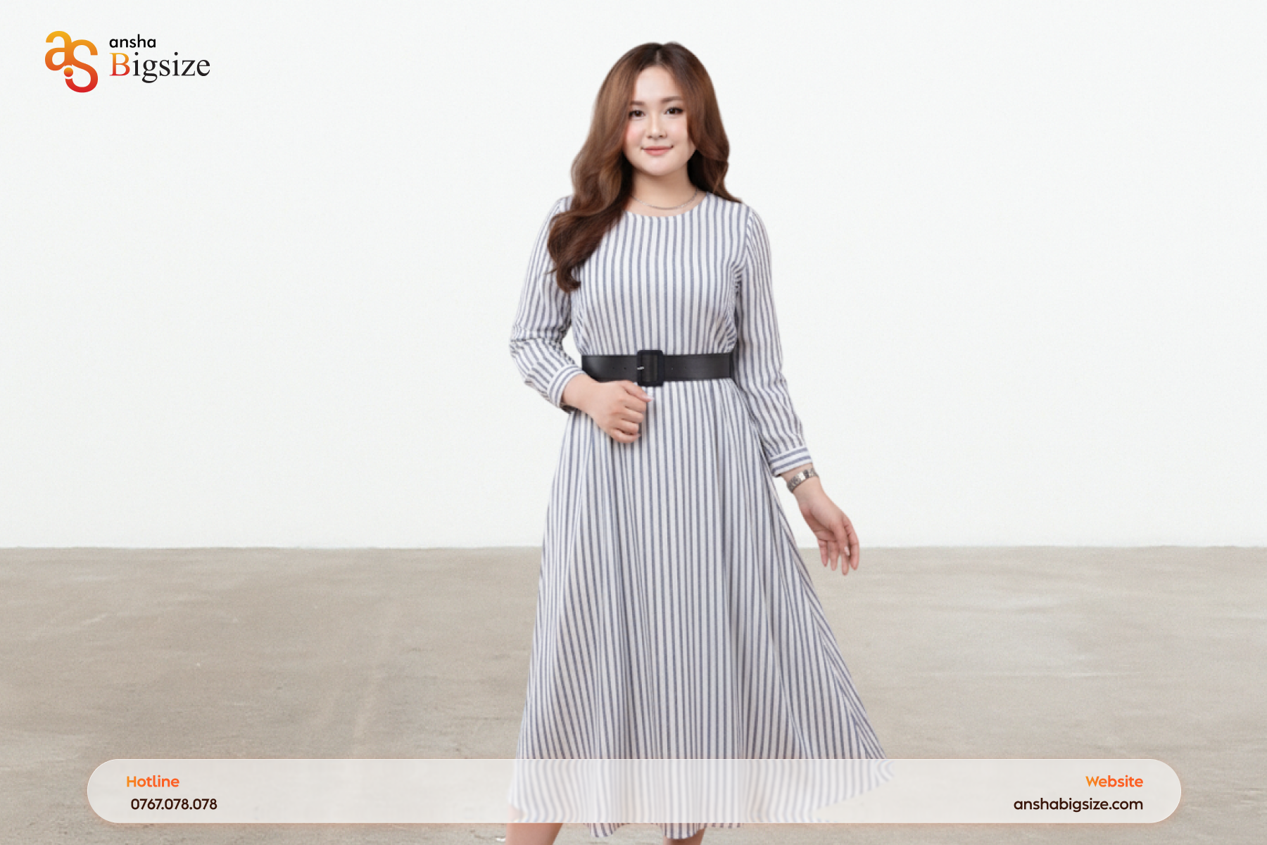 váy xòe có điểm nhấn ở eo