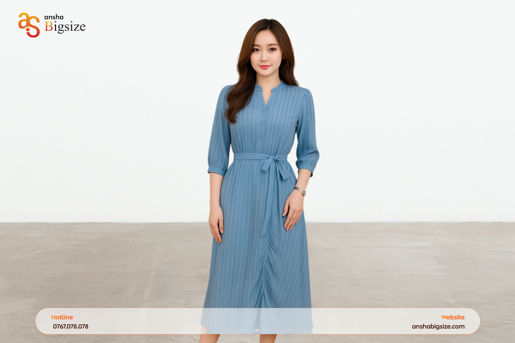 váy xòe có điểm nhấn ở eo