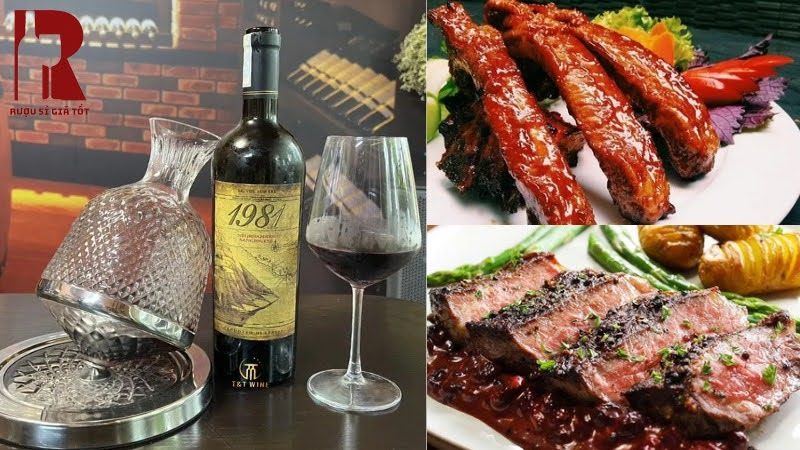 Vang 1981 Negroamaro để nấu ăn