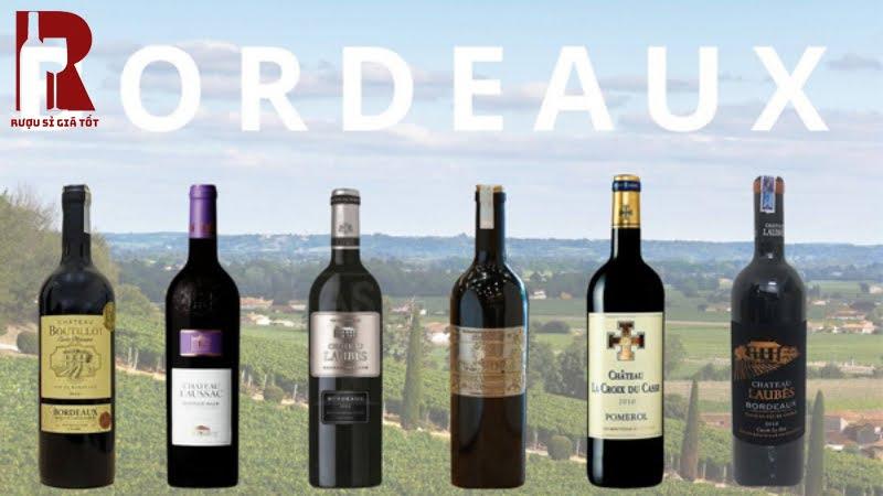 Giá rượu vang Pháp Bordeaux