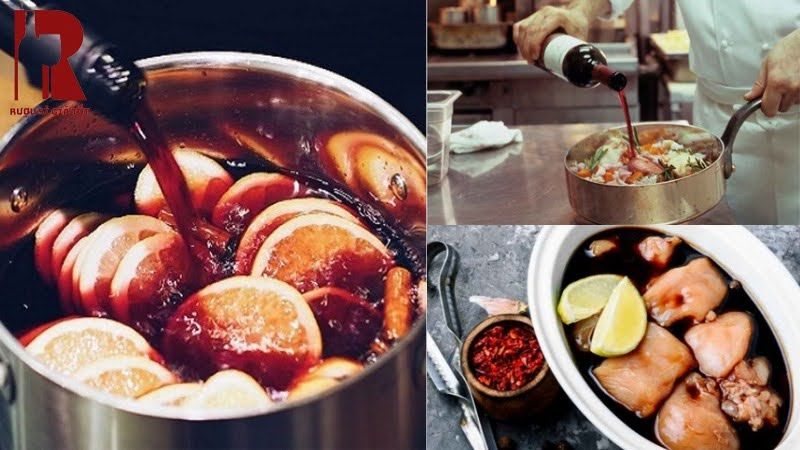 Các món ăn nên nấu với vang đỏ