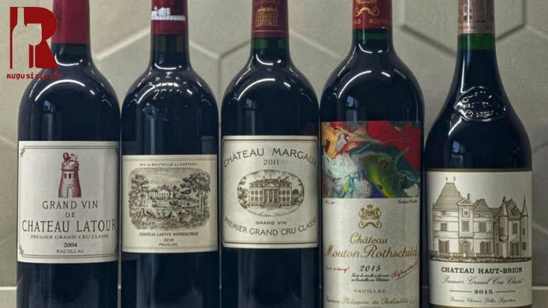 Rượu vang Pháp cao cấu Château