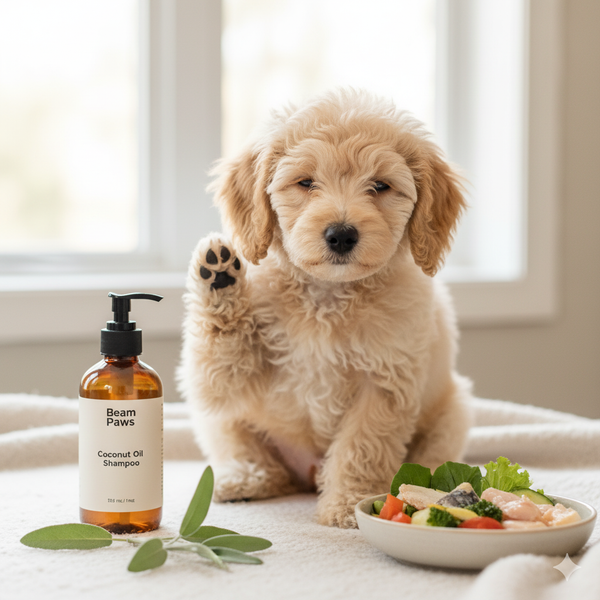 Dinh Dưỡng Miễn Dịch Cho Chó Con Khỏi Bọ Chét: Lá Chắn Toàn Diện Từ Bên Trong