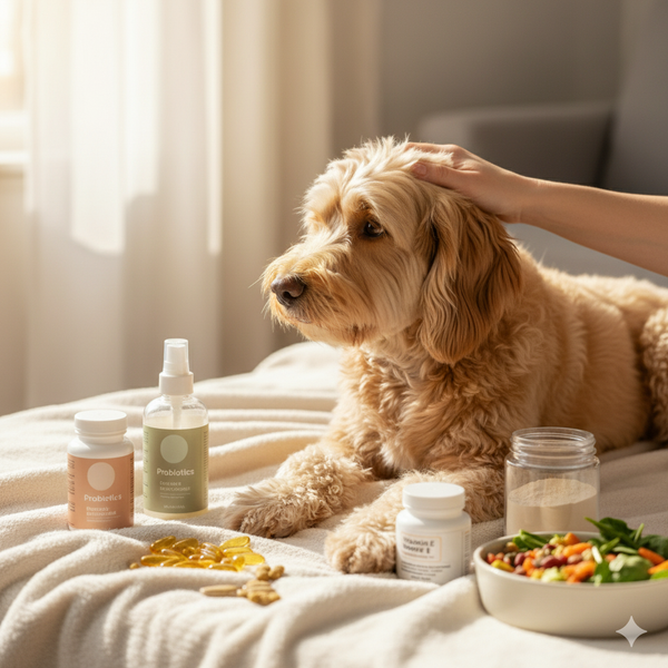 So sánh các phương pháp điều trị viêm da cơ địa cho chó: Thuốc, sữa tắm và vai trò của thực phẩm chức năng cho chó viêm da cơ địa