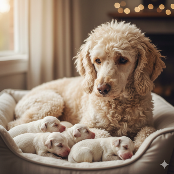 poodle-sinh-san-mang-thai-de-cham-soc