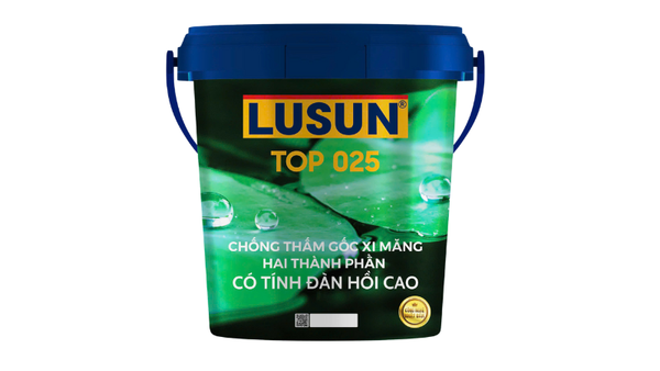 Sơn Chống Thấm Gốc Xi Măng 2 Thành Phần - Lusun Top 025
