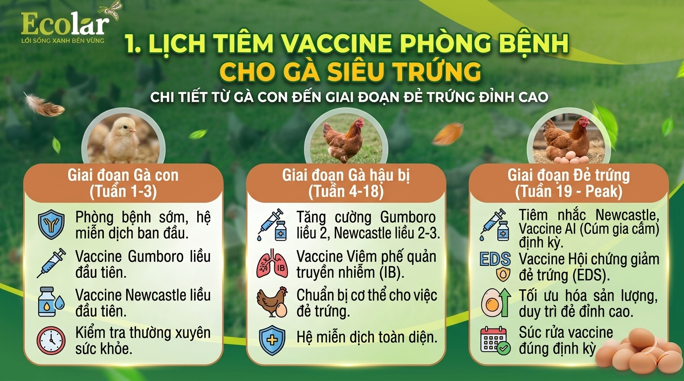 Chi Tiết Từ Gà Con Đến Giai Đoạn Đẻ Trứng Đỉnh Cao