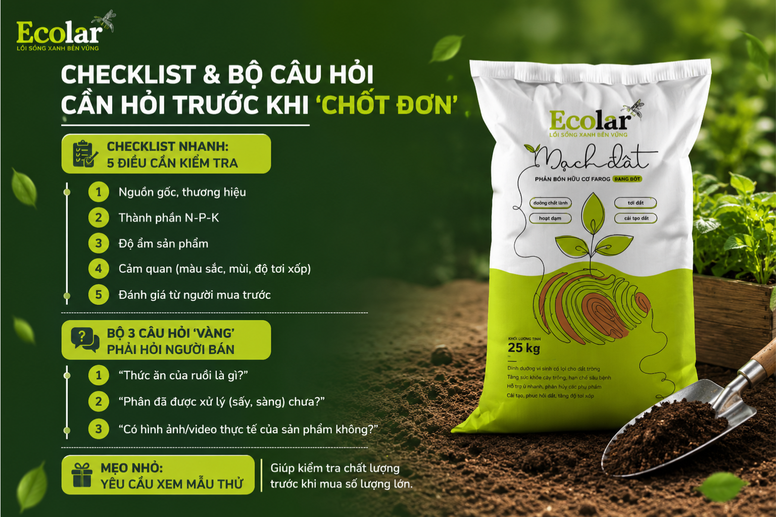 Checklist & Bộ Câu Hỏi Cần Hỏi Trước Khi 'Chốt Đơn'