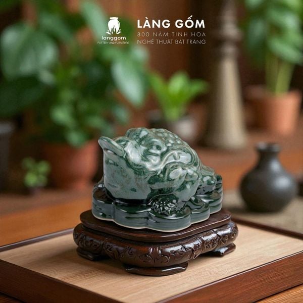 Tuọng phong thuỷ con thiềm thừ hoả biến