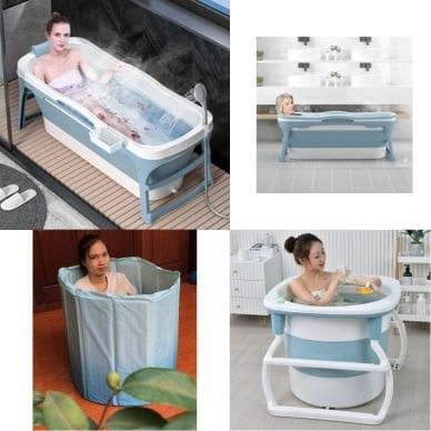 So sánh các loại bồn tắm gấp gọn