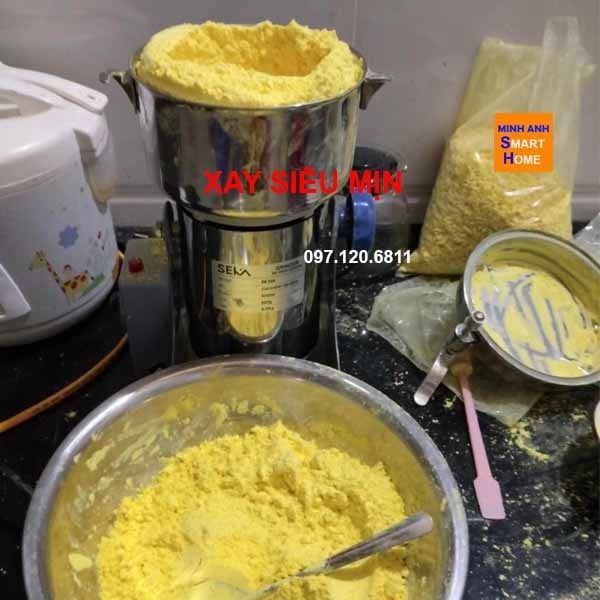 máy xay bột khô xay nghệ khô siêu mịn