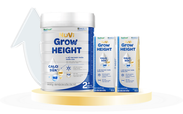Sữa Nuvi Grow Height có tăng chiều cao không?