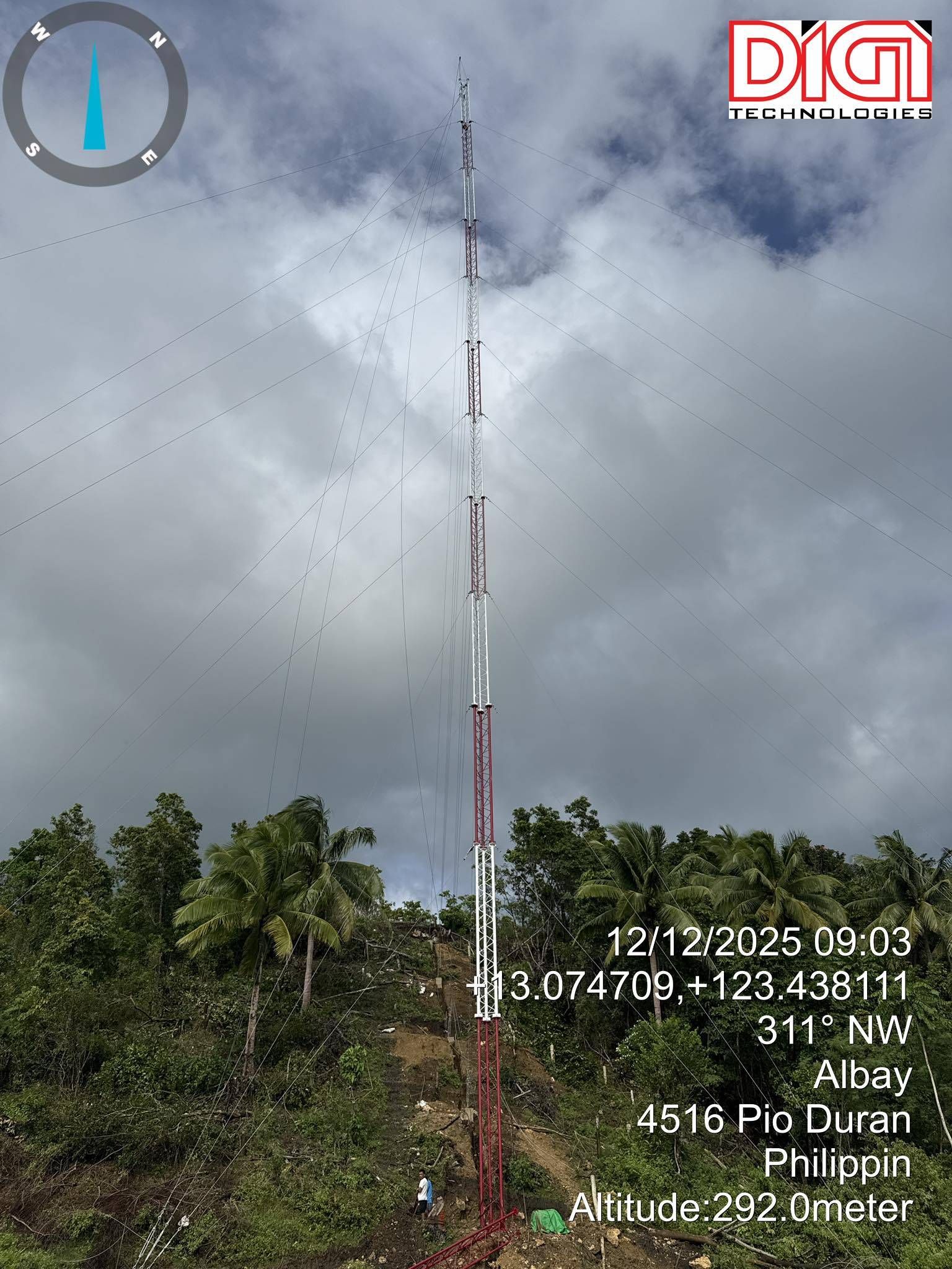 Cột đo gió 100m Albay M1