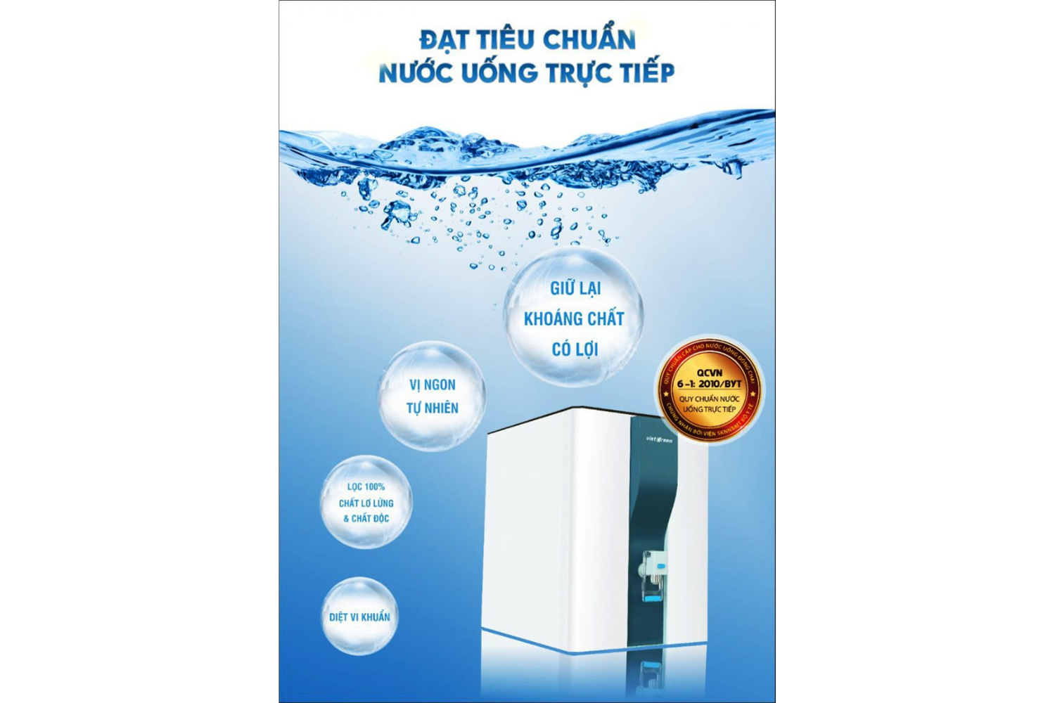 Sắm một chiếc máy lọc nước công nghệ RO chính hãng để chăm sóc sức khỏe cho cả gia đình mình
