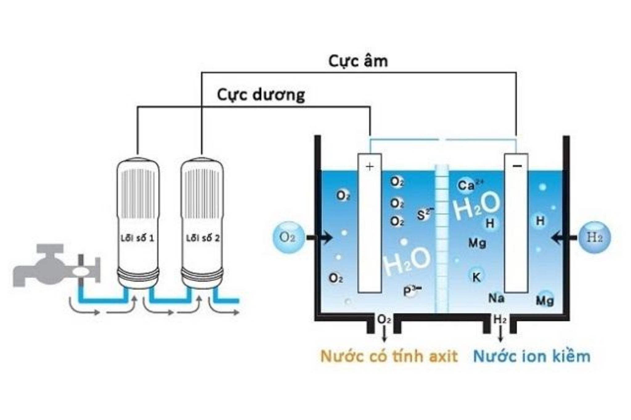 Quy trình tạo nước Alkaline