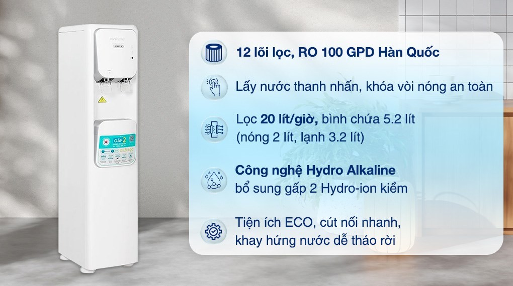 Giới thiệu máy lọc nước Korihome