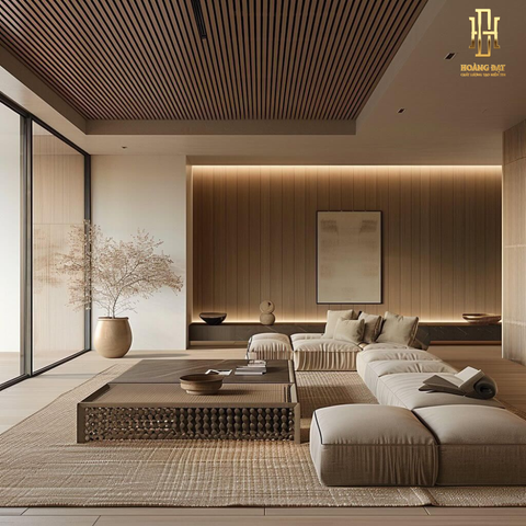 Thiết kế nội thất nhà phố japandi