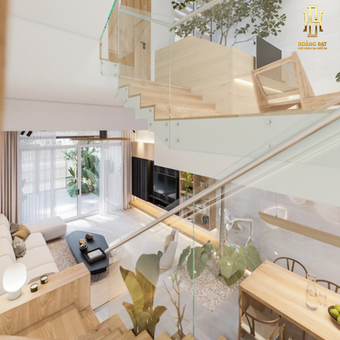 Thiết kế nội thất nhà phố không gian mở