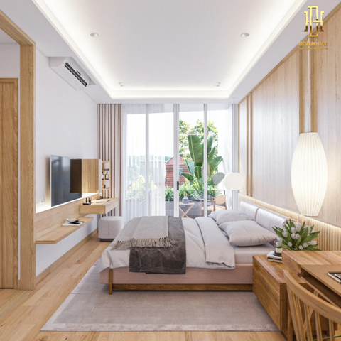 Thiết kế nội thất nhà phố phong thủy