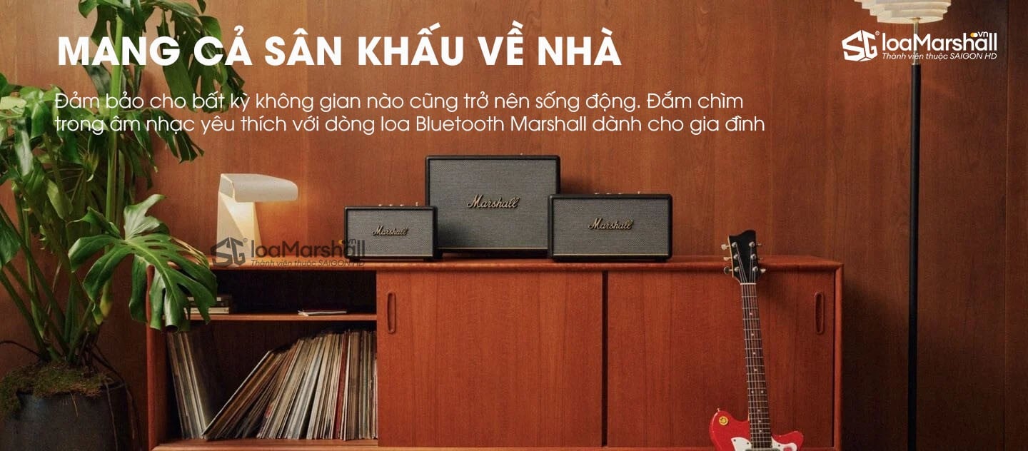 Top 3 loa Bluetooth để bàn Marshall Home Speaker chính hãng giá rẻ đáng mua nhất 2026