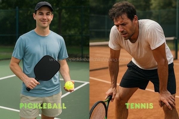 Pickleball và tennis khác nhau như thế nào?