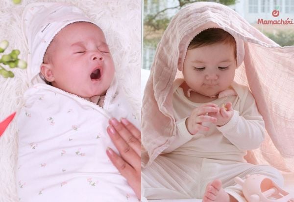 Bé ngủ ngon giấc nhờ quấn khăn ủ
