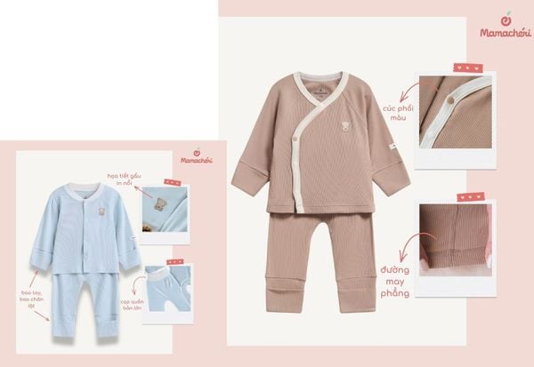 Đồ bộ chất liệu mát cho trẻ sơ sinh