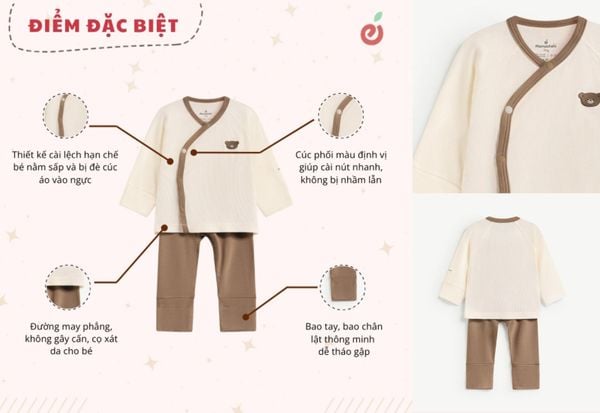Đồ bộ Unisex cho bé sơ sinh