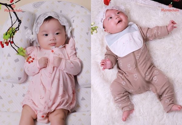 Đồ liền cho bé sơ sinh đáng yêu