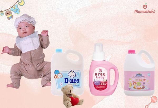 Ưu tiên nước giặt chuyên dụng cho trẻ sơ sinh