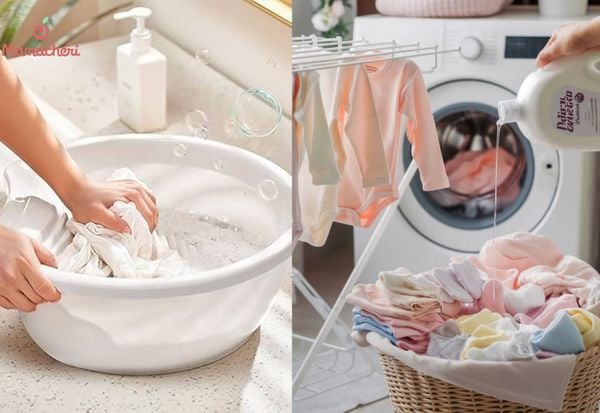 Hướng dẫn giặt quần áo cho trẻ sơ sinh