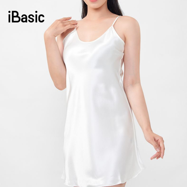 đầm ngủ lụa satin phù hợp mặc hàng ngày