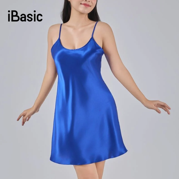 váy ngủ 2 dây dáng suông